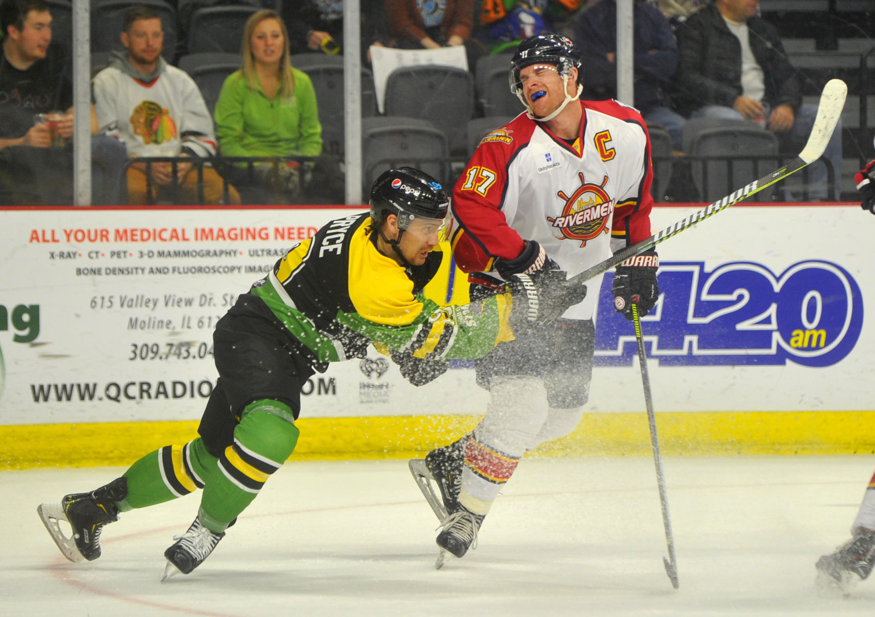 Quad City Storm vs Peoria Rivermen hockey